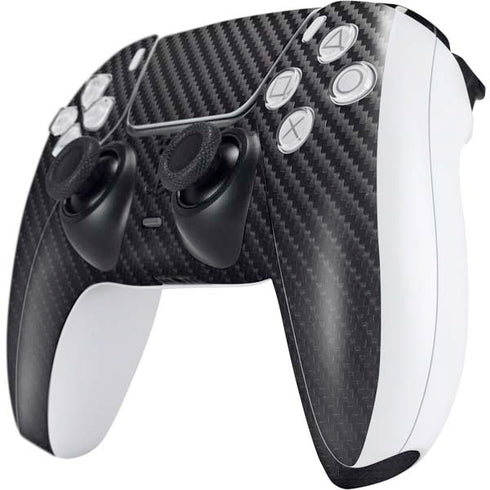 Black Carbon Fiber Specialty Texture Material PS5 Controller Skin