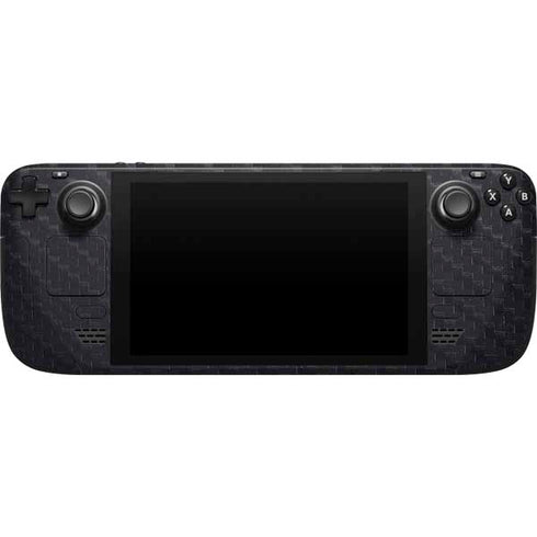 Black Carbon Fiber Specialty Texture Material Steam Deck Handheld Gaming Computer Skin