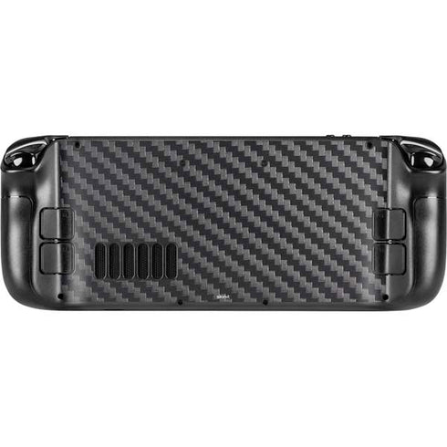 Black Carbon Fiber Specialty Texture Material Steam Deck Handheld Gaming Computer Skin