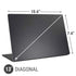 Black Carbon Fiber Specialty Texture Material Universal Laptop 13in (10.6 x 7.6in) Skin