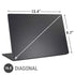 Black Carbon Fiber Specialty Texture Material Universal Laptop 16.6in (13.4 x 9.7in) Skin
