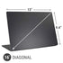 Black Carbon Fiber Specialty Texture Material Universal Laptop 16in (13 x 9.4in) Skin
