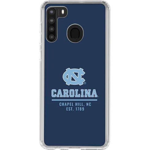 Carolina Chapel Hill Galaxy A21 Clear Case