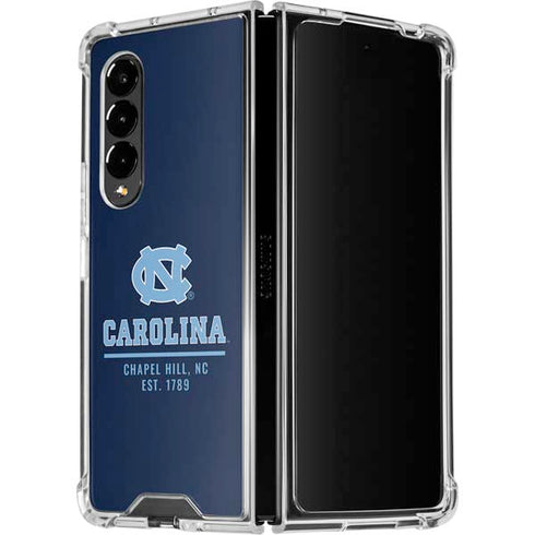 Carolina Chapel Hill Galaxy Z Fold4 5G Clear Case