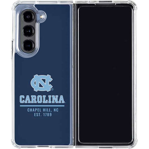 University of North Carolina Chapel Hill Galaxy Z Fold5 5G Clear Case