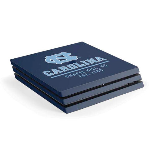 Carolina Chapel Hill PS4 Pro Console Skin