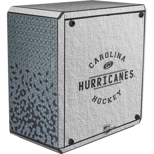 NHL Carolina Hurricanes Black Text Cooler Master MasterBox Q300L Mini Tower Skin