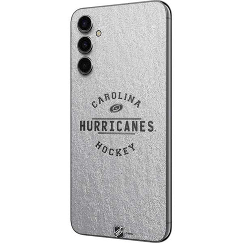 NHL Carolina Hurricanes Black Text Galaxy A14 5G Skin