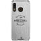 NHL Carolina Hurricanes Black Text Galaxy A30 Clear Case