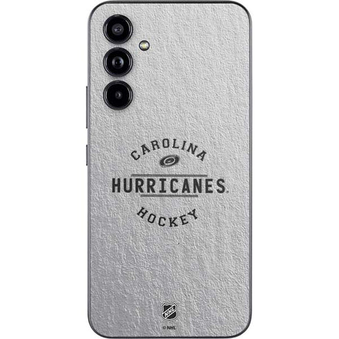 NHL Carolina Hurricanes Black Text Galaxy A54 5G Skin