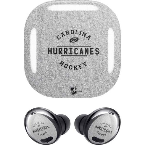 NHL Carolina Hurricanes Black Text Galaxy Buds Pro Skin