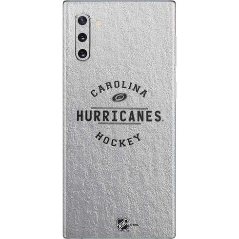 NHL Carolina Hurricanes Black Text Galaxy Note 10 Skin