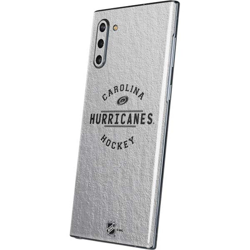 NHL Carolina Hurricanes Black Text Galaxy Note 10 Skin