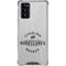 NHL Carolina Hurricanes Black Text Galaxy Note20 5G Clear Case