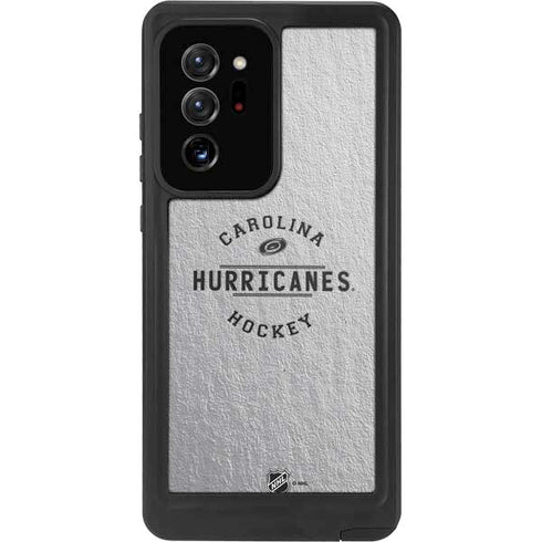 NHL Carolina Hurricanes Black Text Galaxy Note20 Ultra 5G Waterproof Case