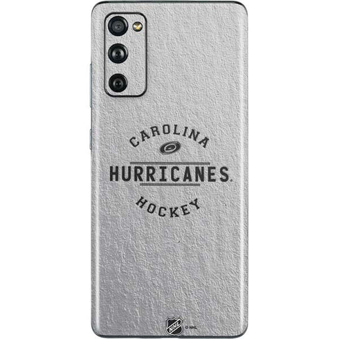 NHL Carolina Hurricanes Black Text Galaxy S20 Fan Edition Skin