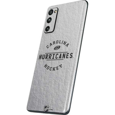 NHL Carolina Hurricanes Black Text Galaxy S20 Fan Edition Skin