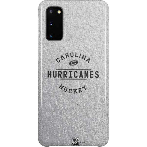 NHL Carolina Hurricanes Black Text Galaxy S20 Lite Case