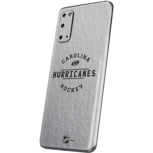 NHL Carolina Hurricanes Black Text Galaxy S20 Skin