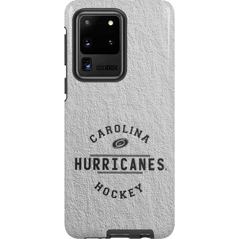 NHL Carolina Hurricanes Black Text Galaxy S20 Ultra 5G Pro Case