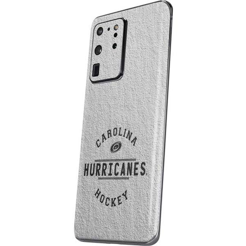 NHL Carolina Hurricanes Black Text Galaxy S20 Ultra 5G Skin