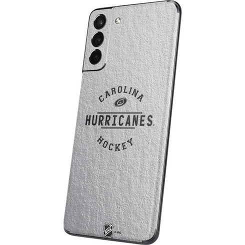 NHL Carolina Hurricanes Black Text Galaxy S21 5G Skin