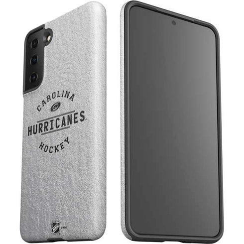 NHL Carolina Hurricanes Black Text Galaxy S21 FE Pro Case