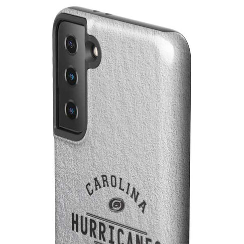 NHL Carolina Hurricanes Black Text Galaxy S21 Plus 5G Pro Case