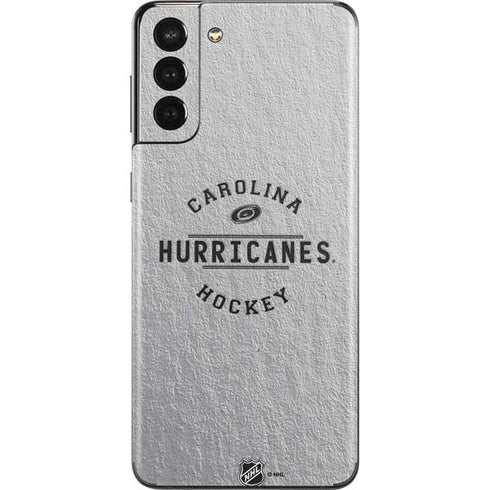 NHL Carolina Hurricanes Black Text Galaxy S21 Plus 5G Skin