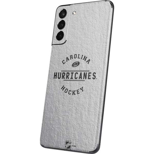 NHL Carolina Hurricanes Black Text Galaxy S21 Plus 5G Skin