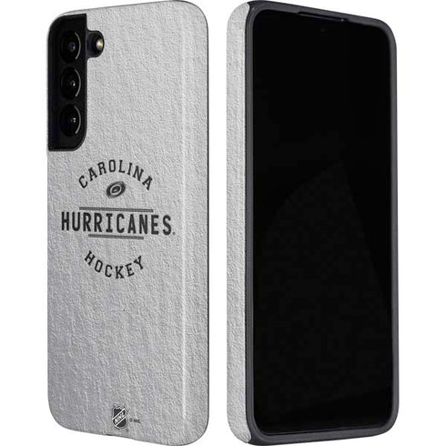NHL Carolina Hurricanes Black Text Galaxy S22 Plus Pro Case