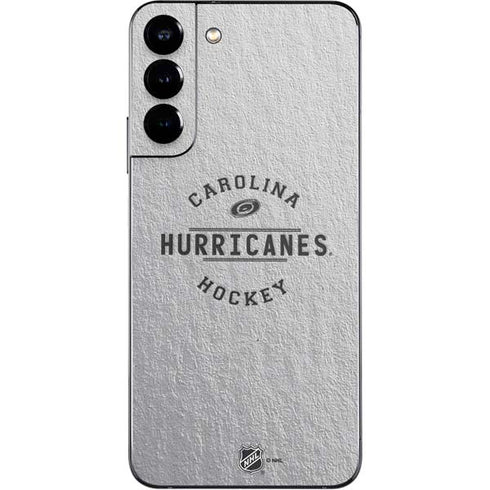 NHL Carolina Hurricanes Black Text Galaxy S22 Plus Skin