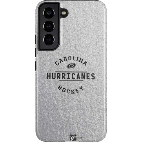 NHL Carolina Hurricanes Black Text Galaxy S22 Pro Case