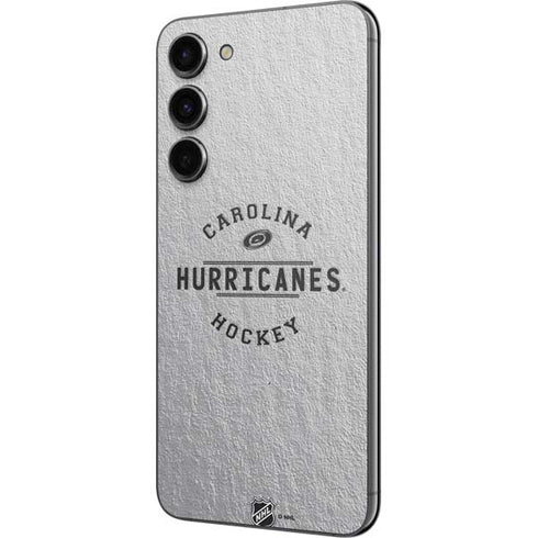 NHL Carolina Hurricanes Black Text Galaxy S23 Plus Skin