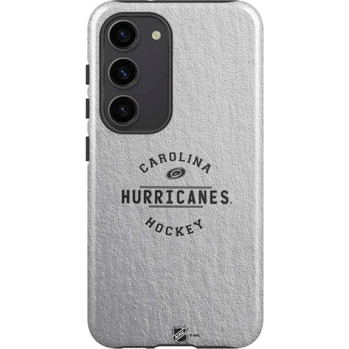 NHL Carolina Hurricanes Black Text Galaxy S23 Pro Case