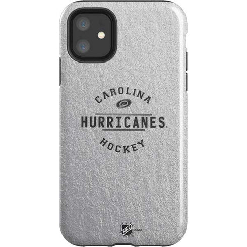 NHL Carolina Hurricanes Black Text iPhone 11 Impact Case