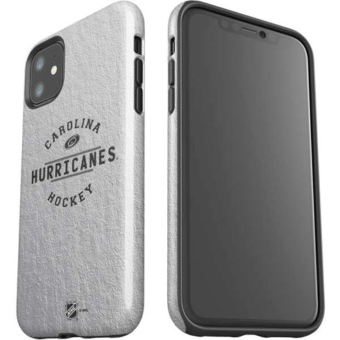 NHL Carolina Hurricanes Black Text iPhone 11 Impact Case
