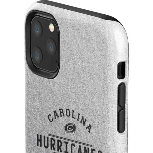 NHL Carolina Hurricanes Black Text iPhone 11 Pro Max Impact Case
