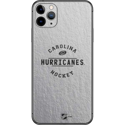 NHL Carolina Hurricanes Black Text iPhone 11 Pro Max Skin