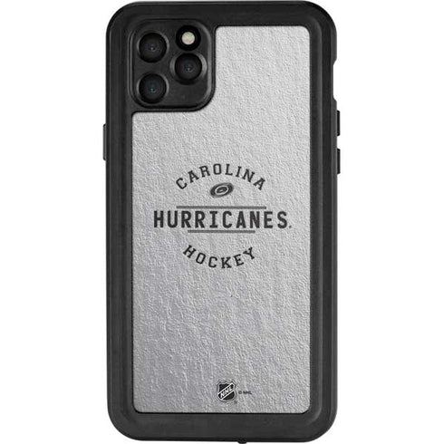NHL Carolina Hurricanes Black Text iPhone 11 Pro Max Waterproof Case