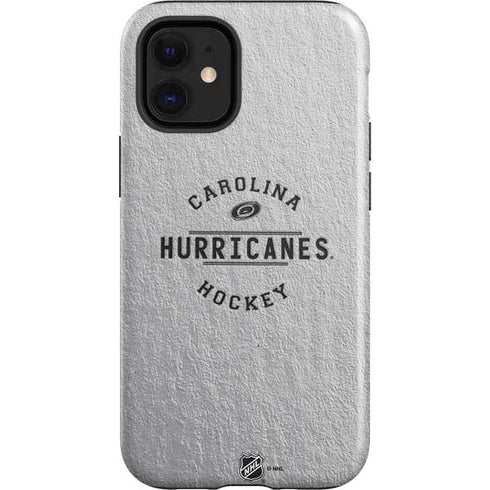 NHL Carolina Hurricanes Black Text iPhone 12 Mini Impact Case