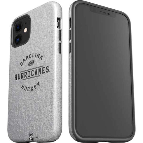 NHL Carolina Hurricanes Black Text iPhone 12 Mini Impact Case