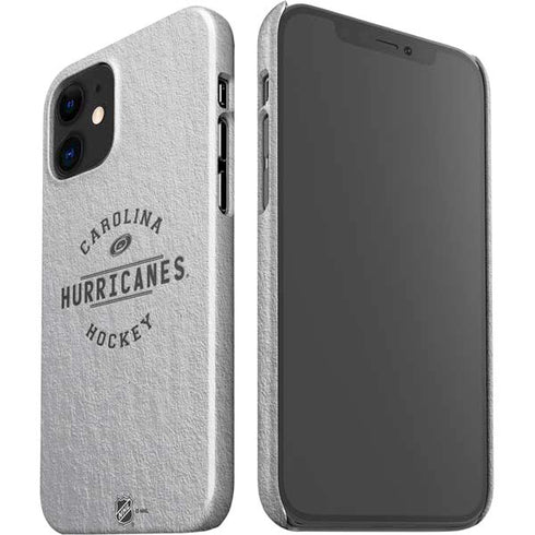 NHL Carolina Hurricanes Black Text iPhone 12 Mini Lite Case