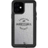 NHL Carolina Hurricanes Black Text iPhone 12 Mini Waterproof Case