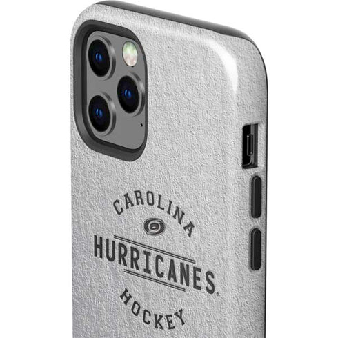 NHL Carolina Hurricanes Black Text iPhone 12 Pro Max Impact Case