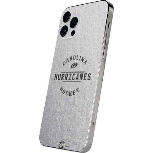 NHL Carolina Hurricanes Black Text iPhone 12 Pro Skin