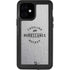 NHL Carolina Hurricanes Black Text iPhone 12 Waterproof Case