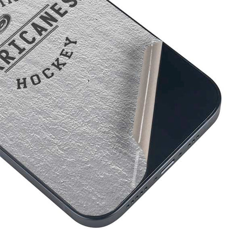 NHL Carolina Hurricanes Black Text iPhone 13 Mini Skin