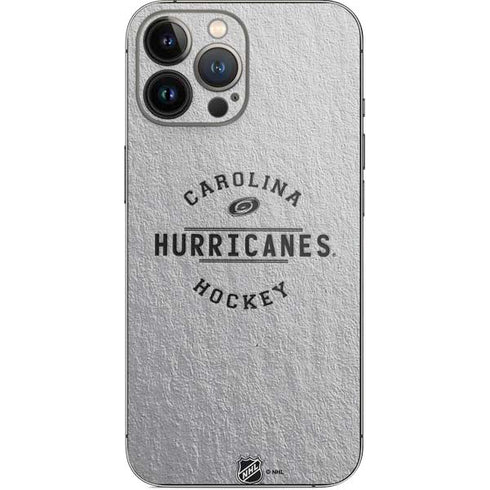 NHL Carolina Hurricanes Black Text iPhone 13 Pro Max Skin
