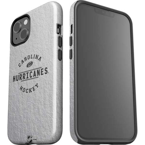 NHL Carolina Hurricanes Black Text iPhone 15 Plus Impact Case
